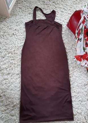 Стильное платье в рубчик с оригинальным декольте, shein,  p. xl8 фото
