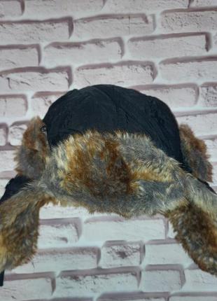 Детская зимняя шапка ушанка меховая barts.3 фото