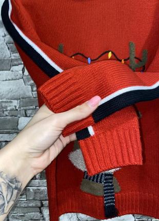 Новогодний свитер, свитер с оленем5 фото