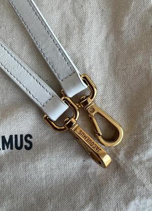 Сумка jacquemus le chiquito noeud white біла оригінал5 фото