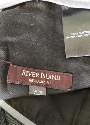 Сірі ділові офісні шорти в смужку river island в стилі chanel7 фото
