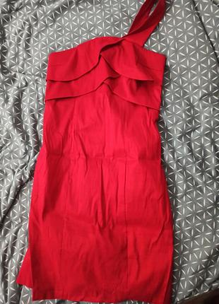 Платье на одно плечо, размер s