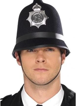 Полицейский коп английский шлем каска карнавальный
