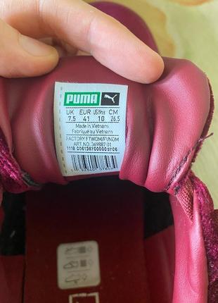 Кроссовки puma cali velvet women's sneakers 40 размер5 фото