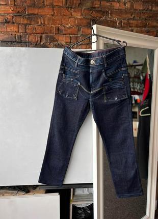 Marithe+francois girbaud men’s premium dark blue vintage rare denim jeans вінтажні, преміальні джинси1 фото