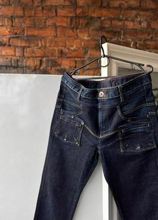 Marithe+francois girbaud men’s premium dark blue vintage rare denim jeans вінтажні, преміальні джинси2 фото