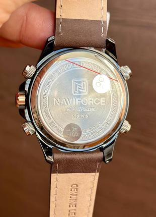 Мужские наручные часы naviforce nf9208, спортивные, повседневные часы5 фото