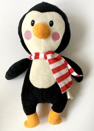Новогодние мягкие игрушки пингвин святой николай1 фото