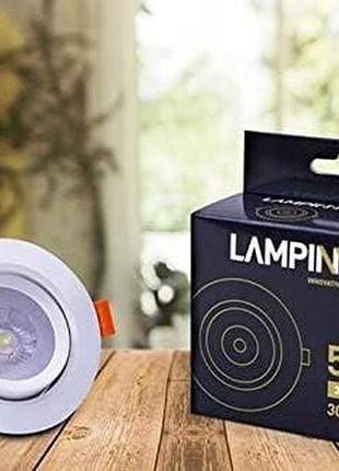 Lampinno стельові точкові світильники потужністю 5 вт, білі