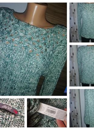 Жіночий теплий шерстяний светр розмір 36 38 dilvin