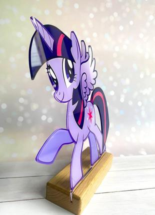 Ночник-игрушка "литл пони искорка" с дистанционным пультом управления