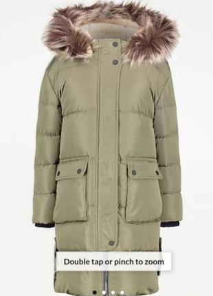 Зимняя куртка на девочку 10-12р в красивом состоянии