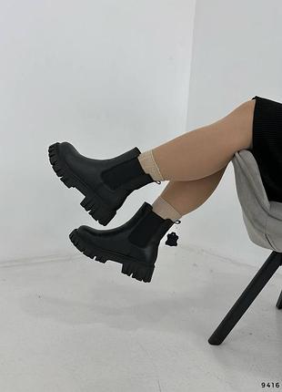 Ботинки кожа зима