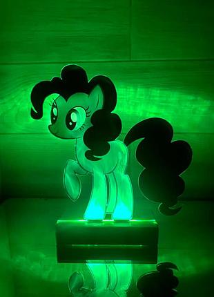 Ночник-светильник "пинки пай пони" (с настройкой света)