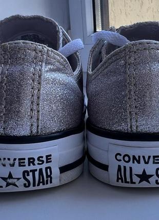 Converse all star глітерні кеди оригінал з блискітками блискучі4 фото