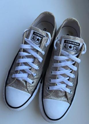 Converse all star глиттерные кеды оригинал с блёстками блестящие