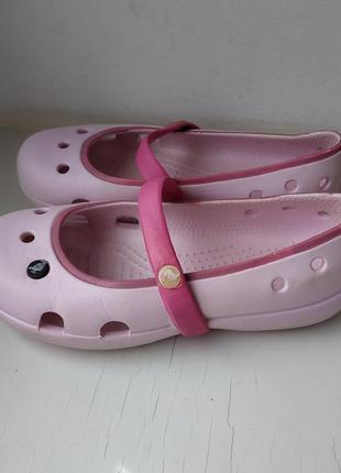 Крокси балетки босоніжки crocs 28-29р. 18-18.5 см