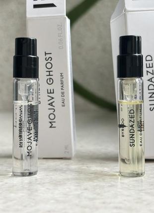 Парфюмированная вода byredo mojave ghost и sundazed оригинал4 фото