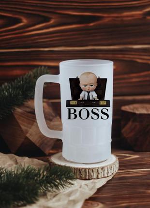 Пивный бокал boss