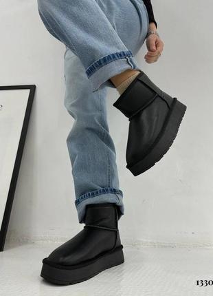 Угги угги угги ugg зимние черные4 фото