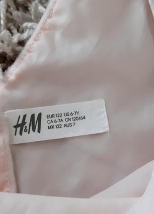 Праздничное, нарядное платье, платье h&amp;m 116-122 размера.7 фото