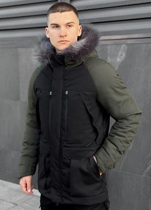 Куртка парка зимняя мужская