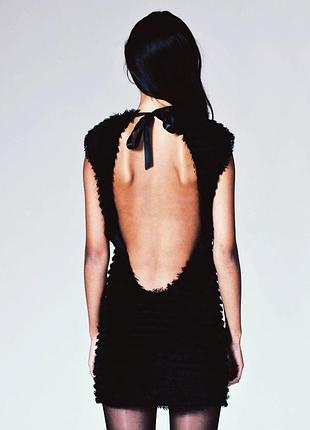 Чорне плаття з відкритою спиною rebecca stella for nelly