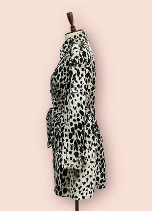 Marc cain trench coat leopard print тренч плащ женский3 фото