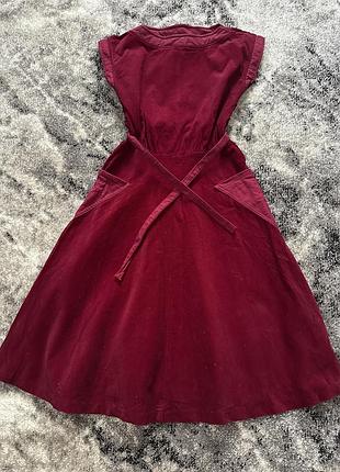 Вельветовое платье. размер с