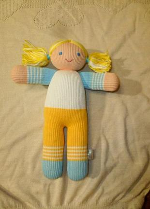 Патріотична лялька лялька 26 см, приблизноблакитна м'яка іграшка україна1 фото
