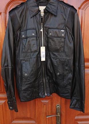 Брендова фірмова шкіряна куртка diesel,оригінал,нова з бірками,розмір xxl.3 фото