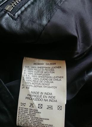 Брендова фірмова шкіряна куртка diesel,оригінал,нова з бірками,розмір xxl.8 фото