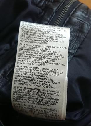 Брендова фірмова шкіряна куртка diesel,оригінал,нова з бірками,розмір xxl.9 фото