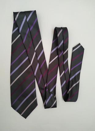 Чоловіча краватка в смужку*краватка*чоловіча краватка2 фото