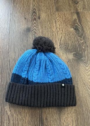 Теплая зимняя шапка 1-2 года 48-49см