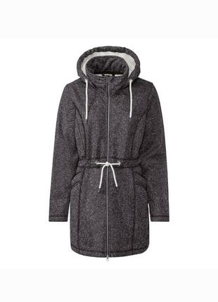 Женская флисовая куртка, женская трикотажная парка, теплая плюшевая подкладка, euro l 44/46, esmara,
