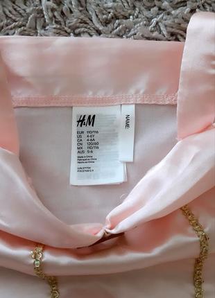 Нарядное карнавальное платье, платье принцессы h&amp;m 110-116 размера.6 фото