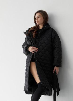 Стьобане пальто жіноче, розмір s,m1 фото