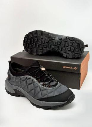 Зимние мужские кроссовки merrell ice cap moc grey , мужские кроссовки мерел5 фото