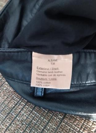 Новые кожаные брюки belair франция штаны из кожи2 фото