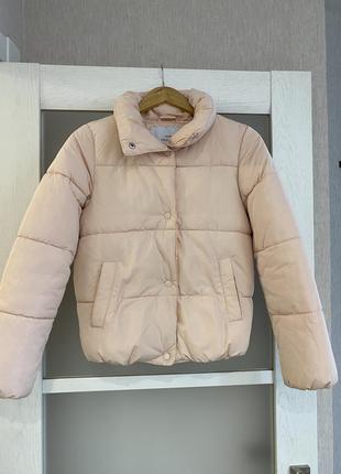 Курточка cropp в нежно-розовом цвете1 фото