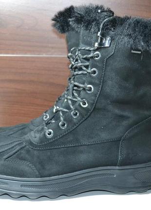 Geox 40 зимние кожаные сапоги оригинал термо снегоходы ботинки