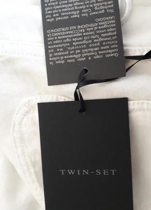 Новые джинсы twin-set белые slim fit оригинал брюки штаны твин сет9 фото