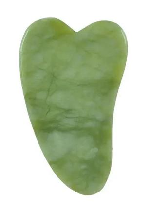 Массажный набор из натурального камня jade roller set h0007290, зеленый8 фото