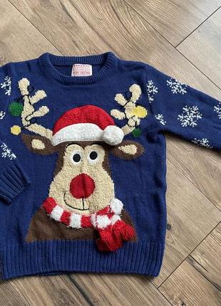 Новорічний, різдвяний светр1 фото