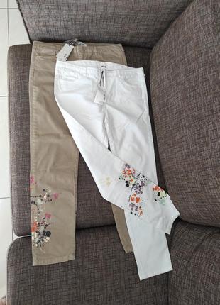 Нові штани belair франція джинси в фарбі оригінал круті штани8 фото
