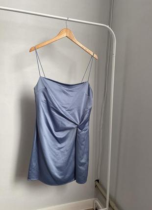 Шелковое мини платье 6