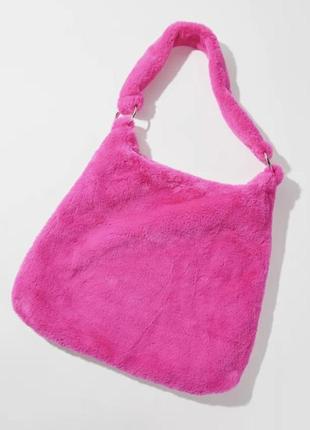 Хутряна плюшева, тедді сумка