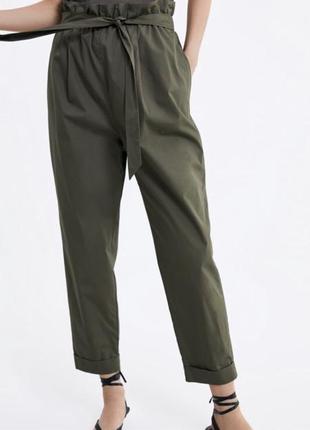 Котонові літні брюки zara