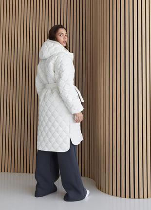 Стьобане пальто жіноче, розмір s,m10 фото